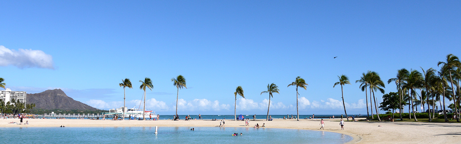 ハワイアンなビーチ